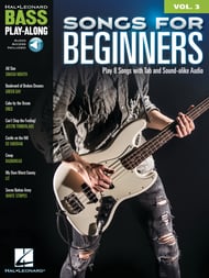 cover Songs for Beginners : Bass Play-Along Vol. 3 Guitar and Fretted sheet music cover